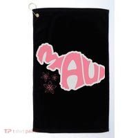 Maui Hawaii Floral Golf Towel thumb 0