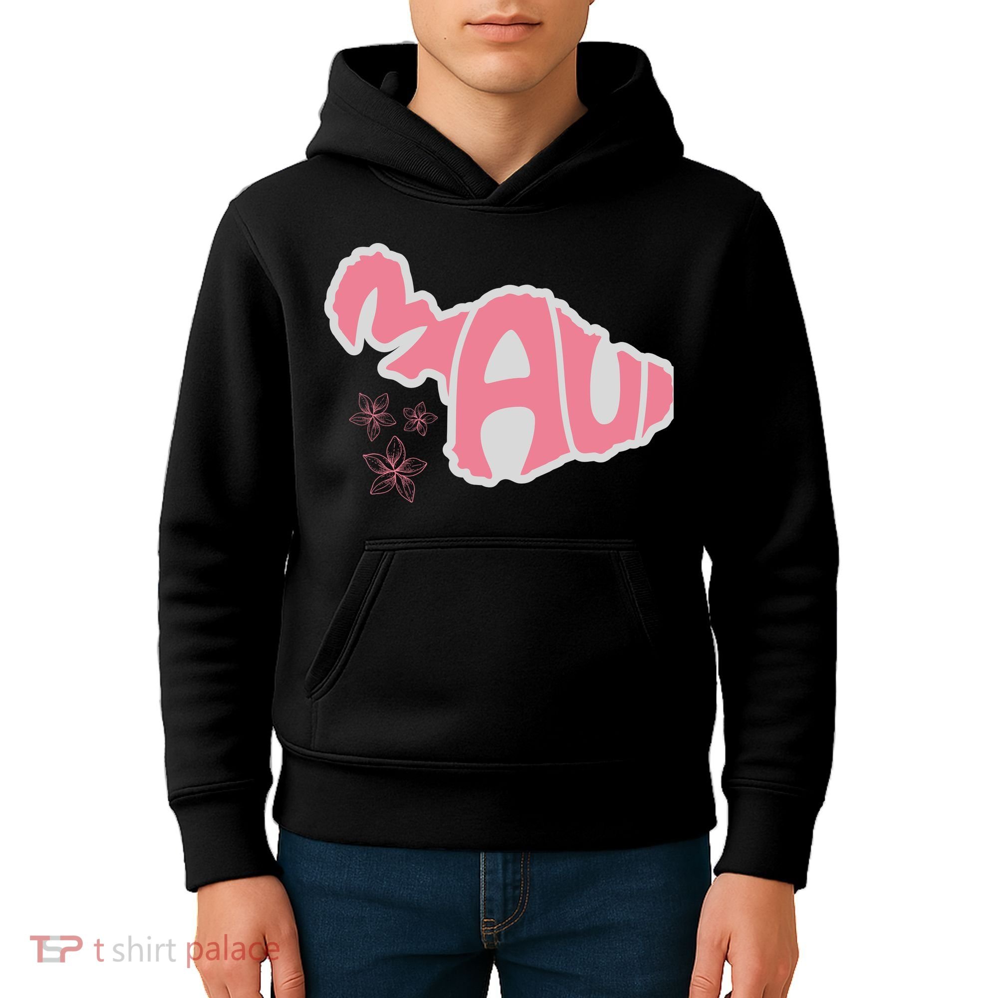 Maui Hawaii Floral Kids Hoodie