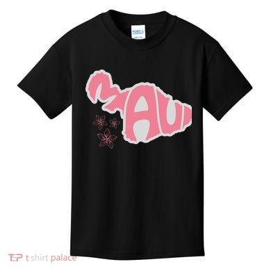 Maui Hawaii Floral Kids T-Shirt