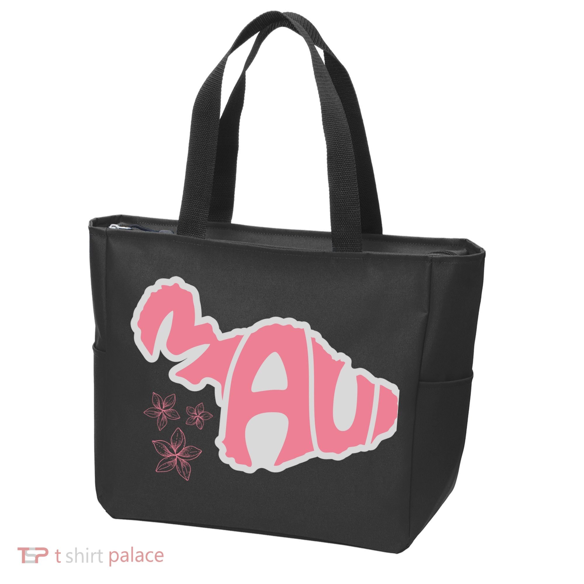Maui Hawaii Floral Tote Bag