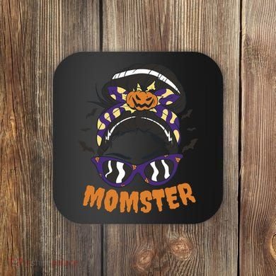 Momster Halloween Gift For Mom Coaster