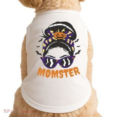 Momster Halloween Gift For Mom Doggie Tank