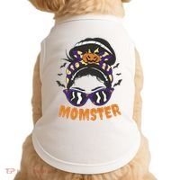 Momster Halloween Gift For Mom Doggie Tank thumb 0