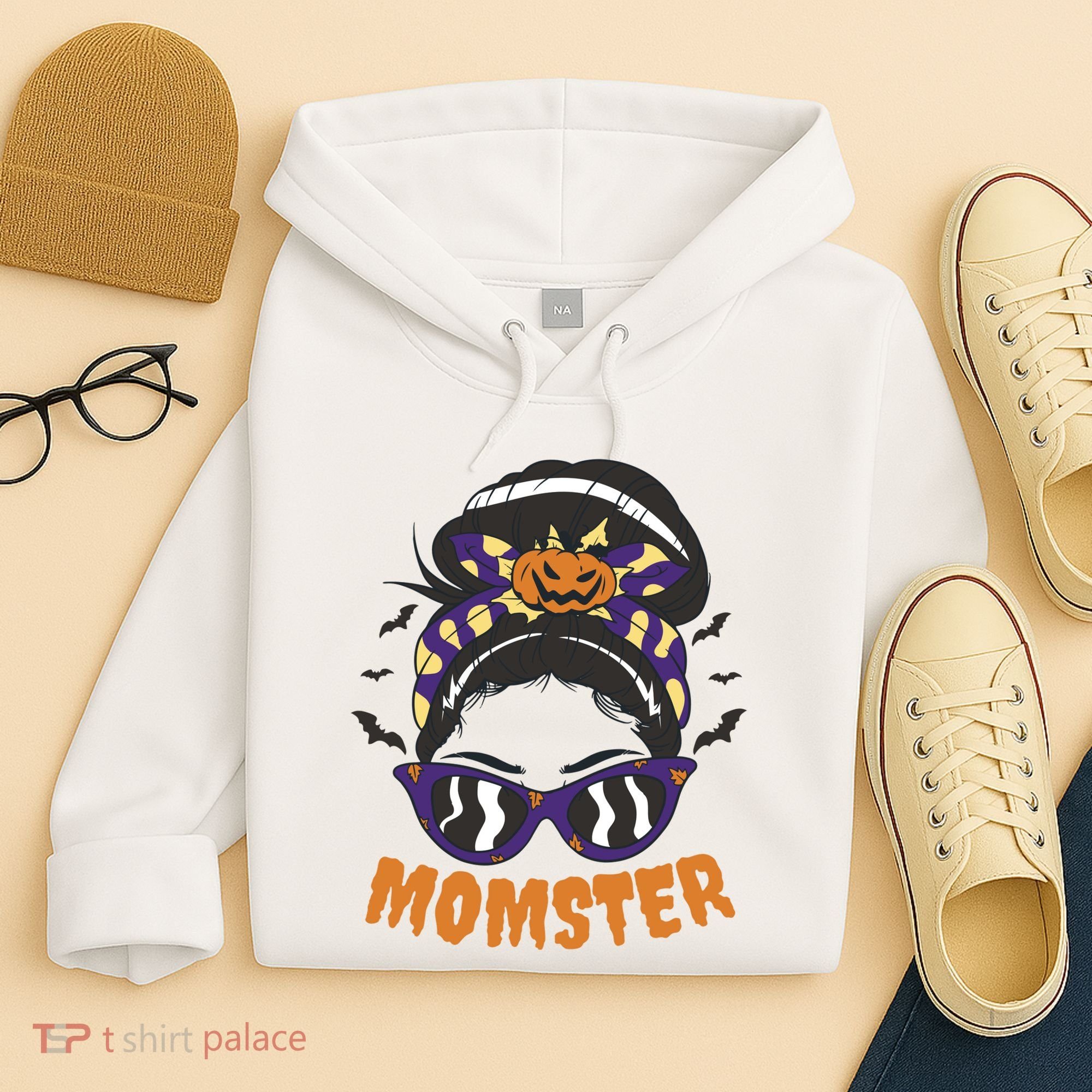 Momster Halloween Gift For Mom Hoodie