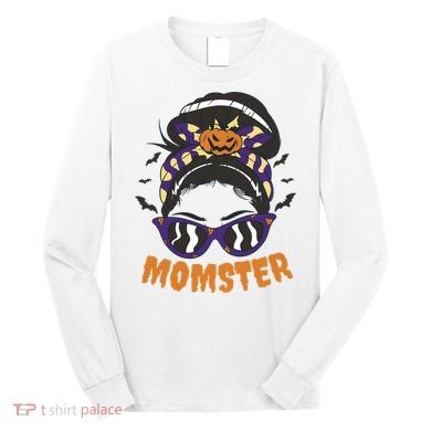 Momster Halloween Gift For Mom Long Sleeve Shirt