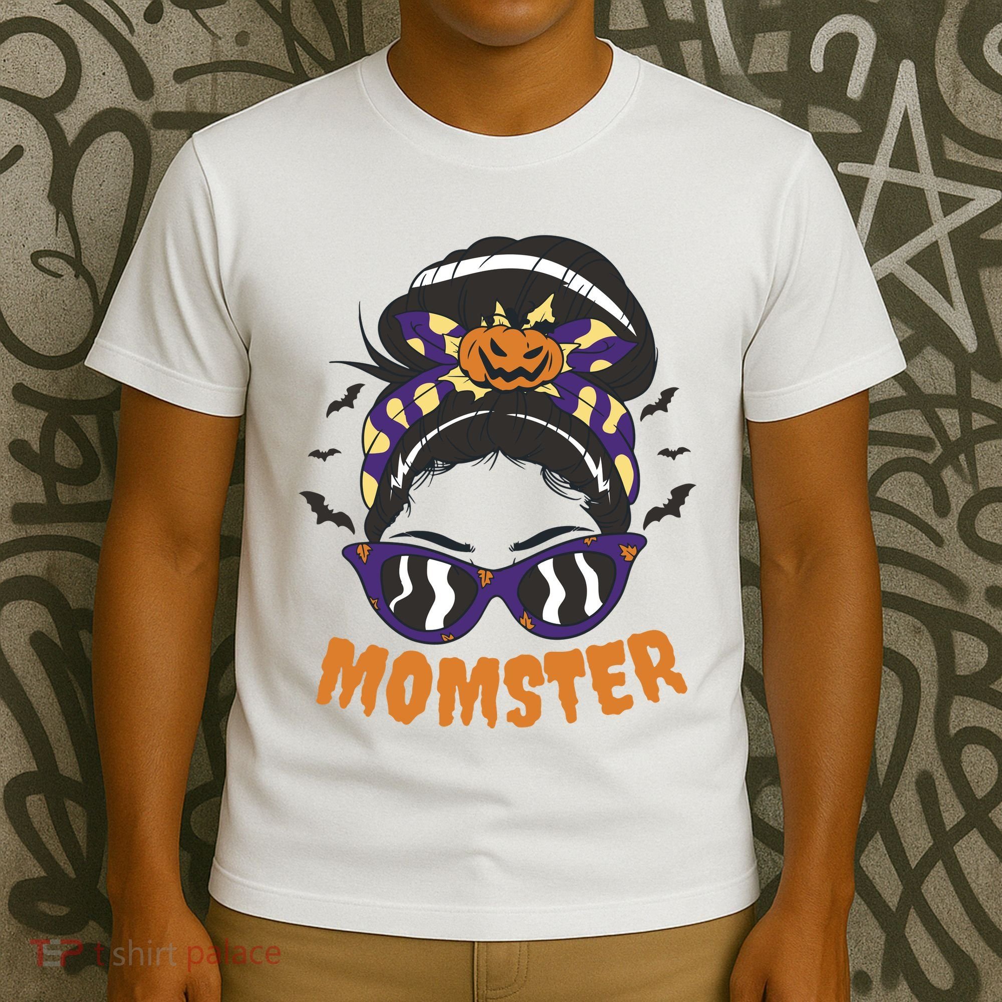 Momster Halloween Gift For Mom T-Shirt