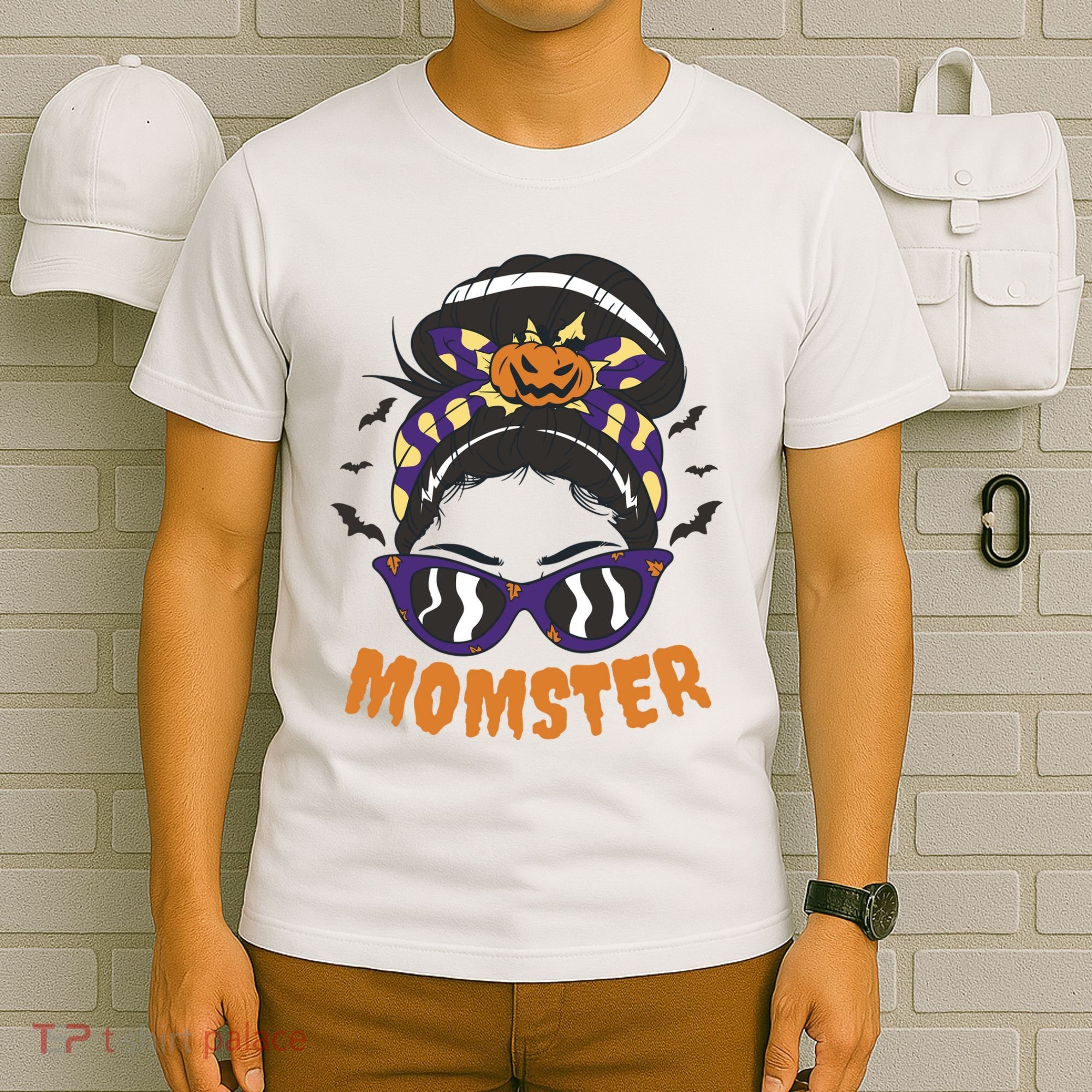 Momster Halloween Gift For Mom T-Shirt