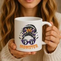 Momster Halloween Gift For Mom Coffee Mug thumb 3
