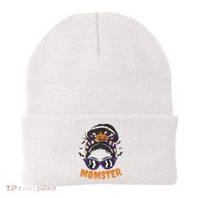 Momster Halloween Gift For Mom Beanie