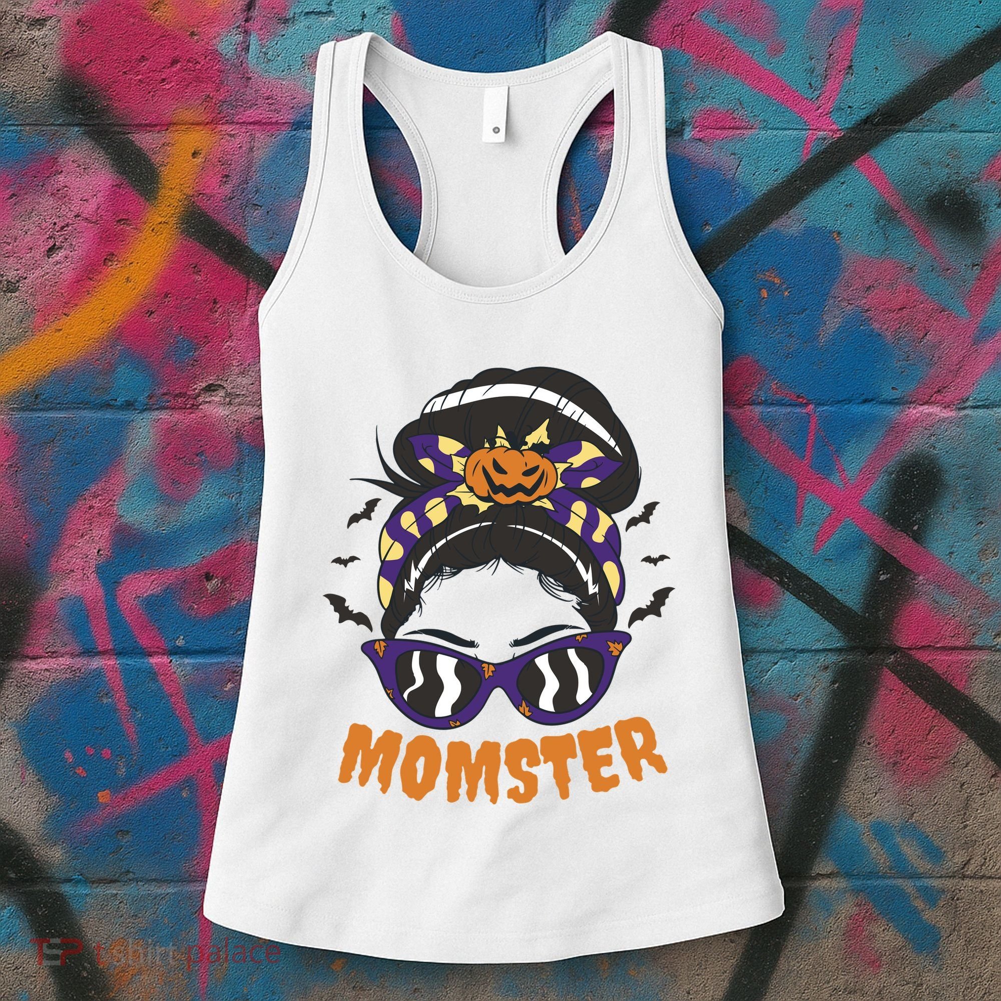 Momster Halloween Gift For Mom Women's Tank Top