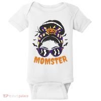 Momster Halloween Gift For Mom Baby Bodysuit thumb 0