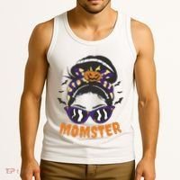 Momster Halloween Gift For Mom Tank Top thumb 3