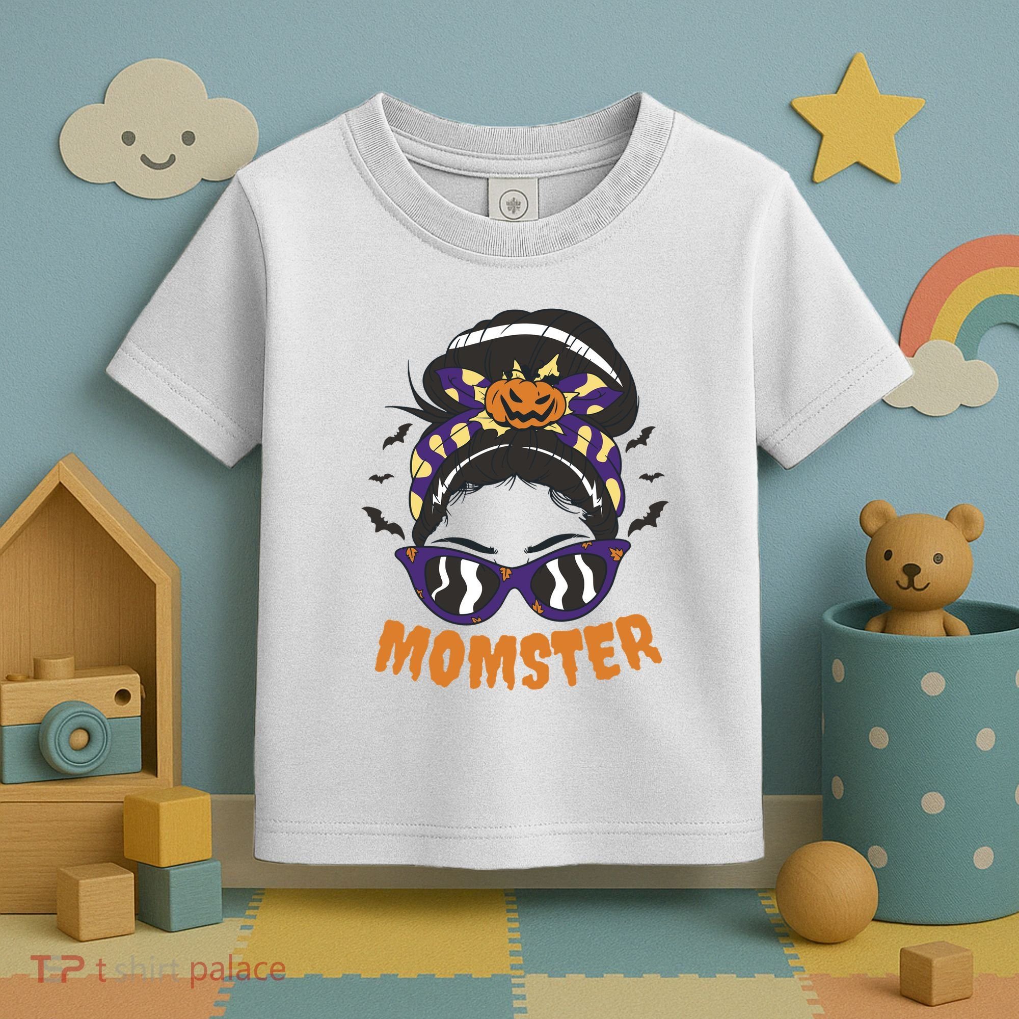 Momster Halloween Gift For Mom Toddler T-Shirt