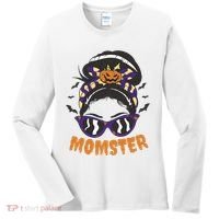 Momster Halloween Gift For Mom Women's Long Sleeve Shirt thumb 0