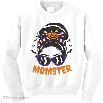 Momster Halloween Gift For Mom Kids Sweatshirt