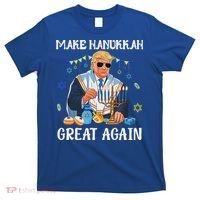 Make Hanukkah Great Again Trump Jewish Ugly Chanukah Sweater T-Shirt thumb 0