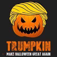 Make Halloween Great Again Trumpkin Cool Gift Women's Sweatshirt thumb 2