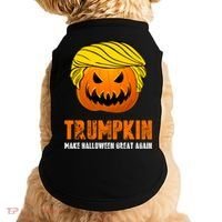 Make Halloween Great Again Trumpkin Cool Gift Doggie Tank thumb 0