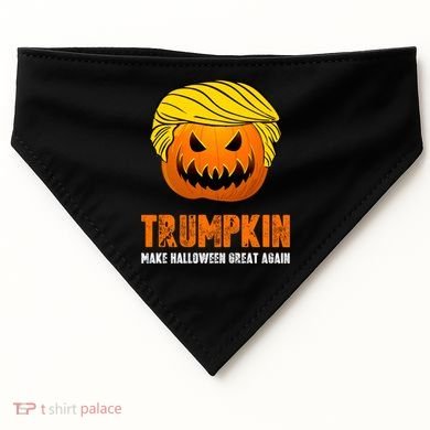 Make Halloween Great Again Trumpkin Cool Gift USA-Made Doggie Bandana