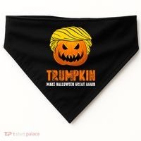 Make Halloween Great Again Trumpkin Cool Gift USA-Made Doggie Bandana thumb 0