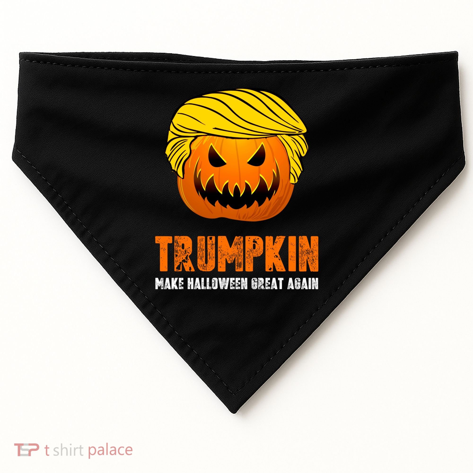 Make Halloween Great Again Trumpkin Cool Gift USA-Made Doggie Bandana