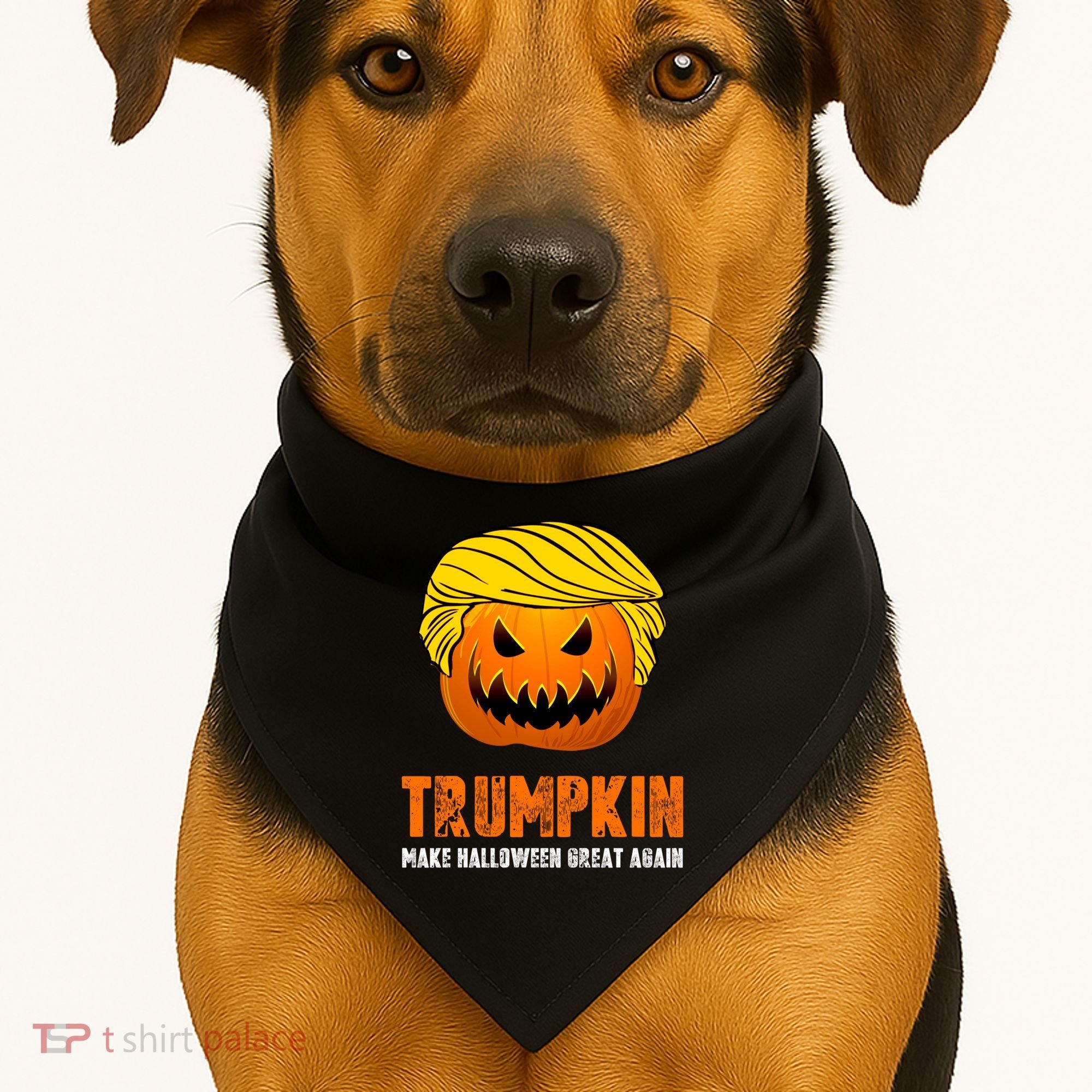 Make Halloween Great Again Trumpkin Cool Gift USA-Made Doggie Bandana