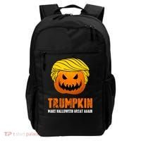 Make Halloween Great Again Trumpkin Cool Gift Backpack thumb 0