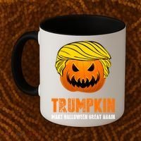 Make Halloween Great Again Trumpkin Cool Gift Coffee Mug thumb 2