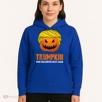 Make Halloween Great Again Trumpkin Cool Gift Hoodie thumb 5