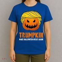 Make Halloween Great Again Trumpkin Cool Gift T-Shirt thumb 4