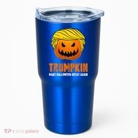 Make Halloween Great Again Trumpkin Cool Gift Tumbler thumb 0
