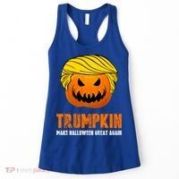 Make Halloween Great Again Trumpkin Cool Gift Women's Tank Top thumb 0