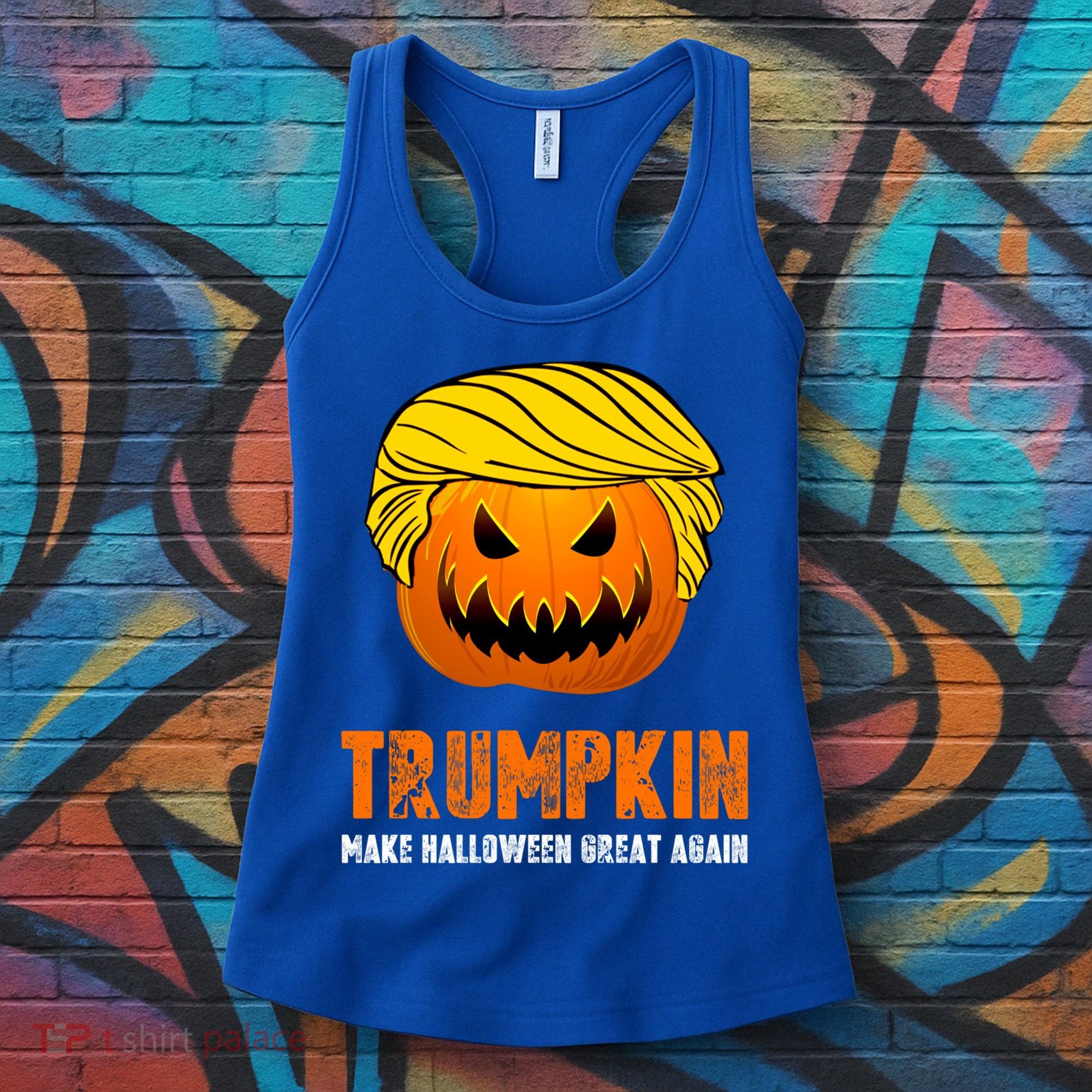 Make Halloween Great Again Trumpkin Cool Gift Women's Tank Top