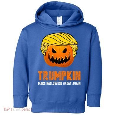 Make Halloween Great Again Trumpkin Cool Gift Toddler Hoodie