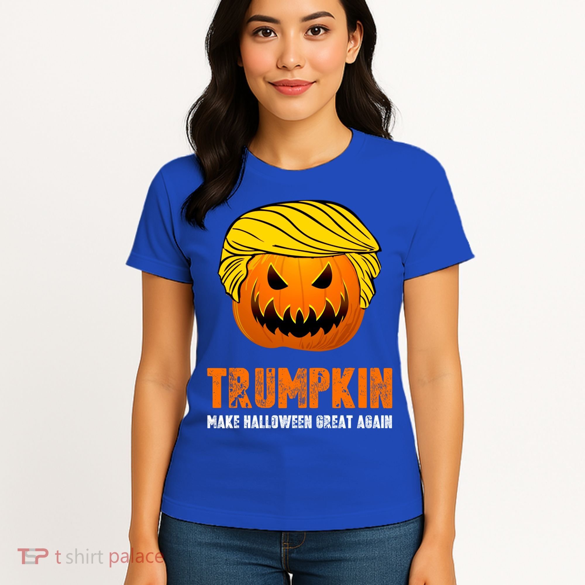 Make Halloween Great Again Trumpkin Cool Gift Women's T-Shirt