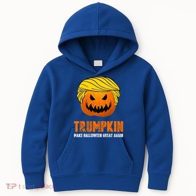 Make Halloween Great Again Trumpkin Cool Gift Kids Hoodie