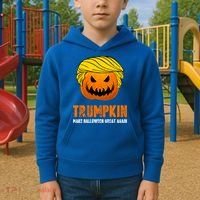 Make Halloween Great Again Trumpkin Cool Gift Kids Hoodie thumb 2