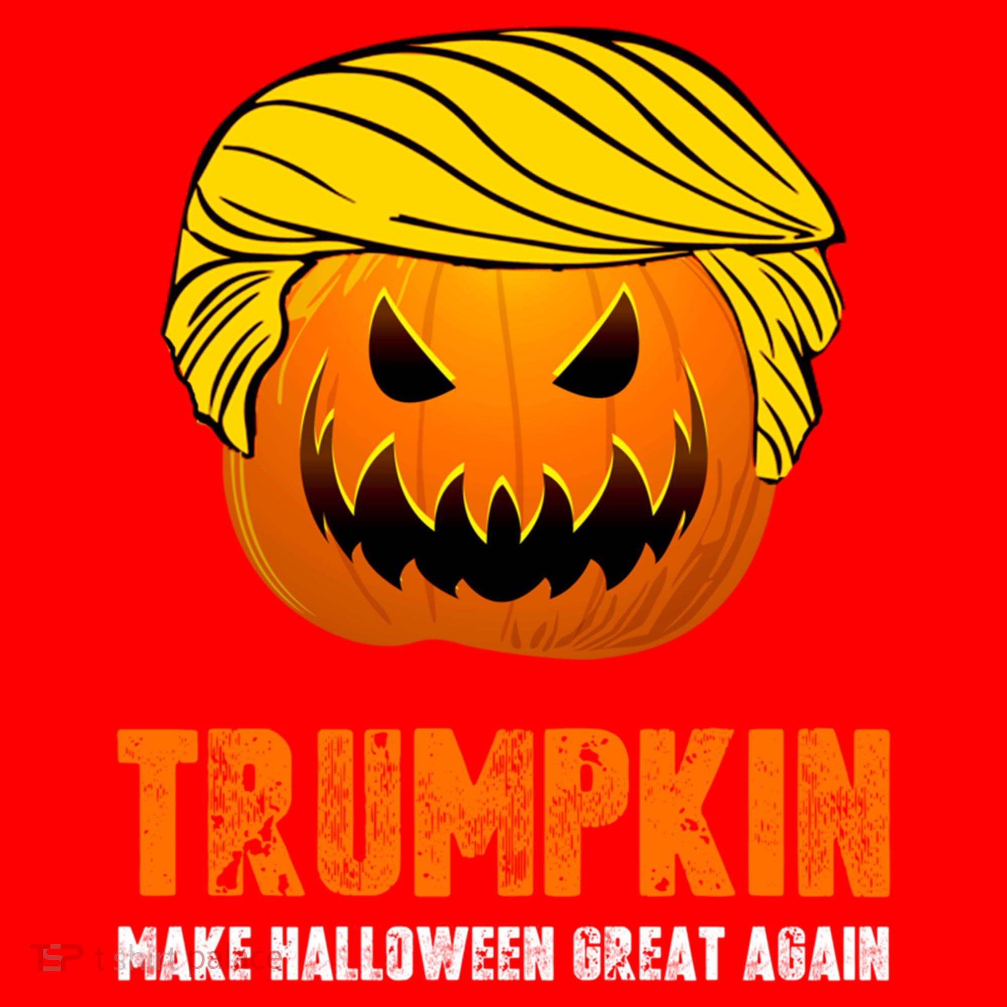 Make Halloween Great Again Trumpkin Cool Gift Santa Hat