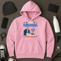 Make Hanukkah Great Again Donald Trump Dinner Jewish Hoodie thumb 3