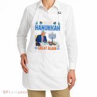Make Hanukkah Great Again Donald Trump Dinner Jewish Apron thumb 2