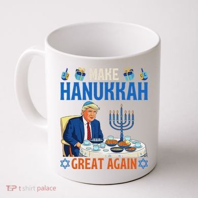 Make Hanukkah Great Again Donald Trump Dinner Jewish Coffee Mug