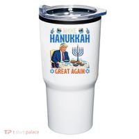 Make Hanukkah Great Again Donald Trump Dinner Jewish Tumbler thumb 0