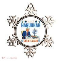 Make Hanukkah Great Again Donald Trump Dinner Jewish Ornament thumb 0