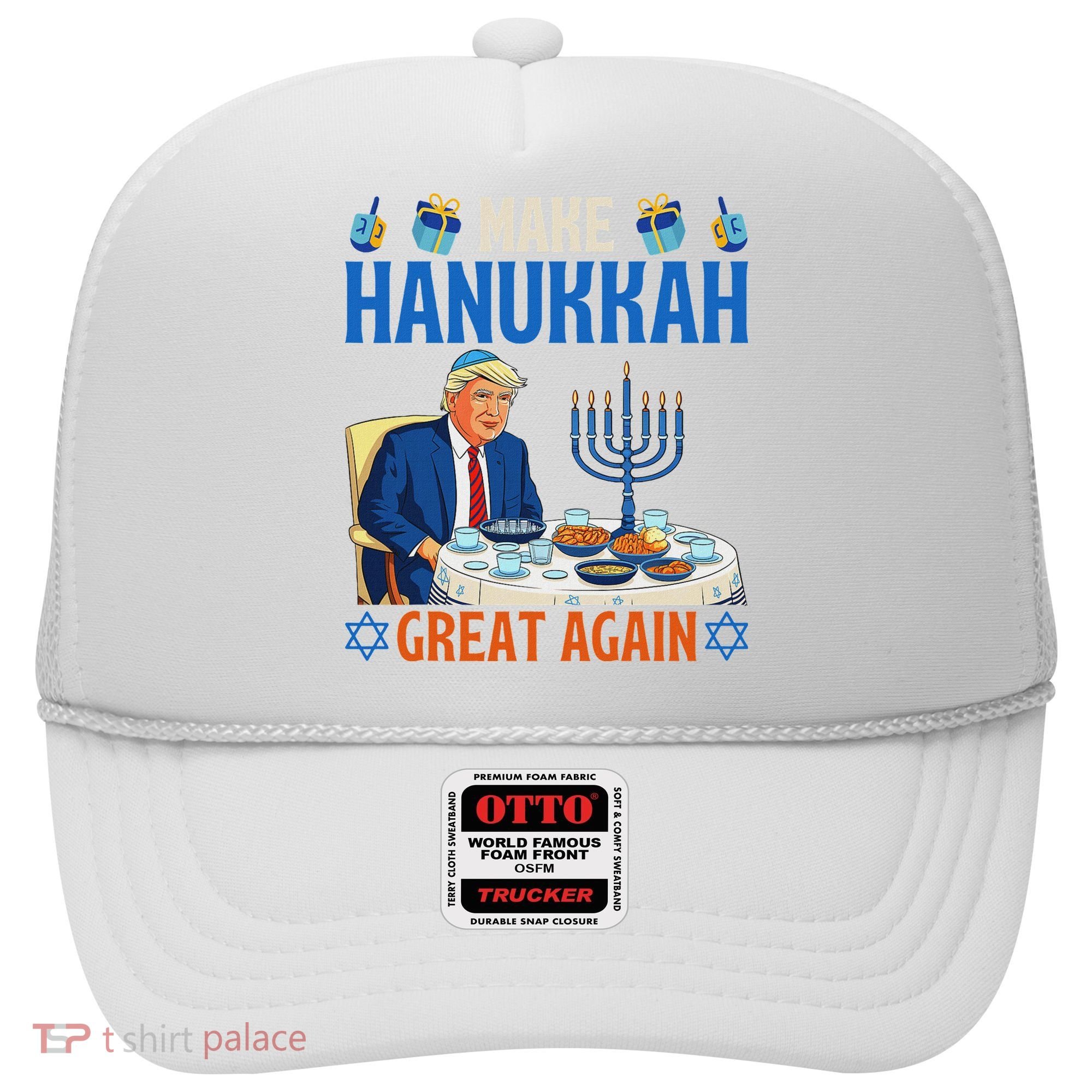 Make Hanukkah Great Again Donald Trump Dinner Jewish Hat