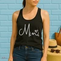 Mimi Heart Grandma Women Christmas Mother's Day Cute Gift Women's Tank Top thumb 2