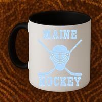 Maine Hockey Gift Coffee Mug thumb 2