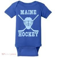 Maine Hockey Gift Baby Bodysuit thumb 0
