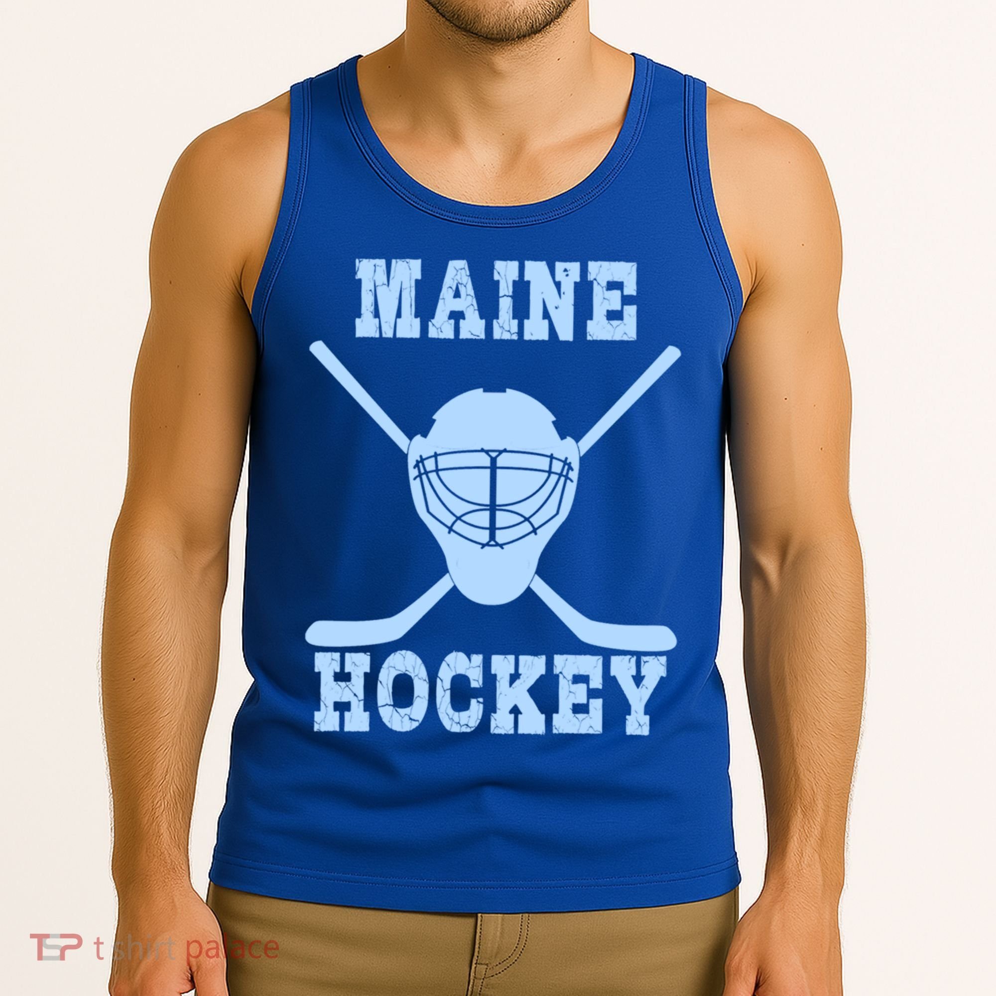 Maine Hockey Gift Tank Top