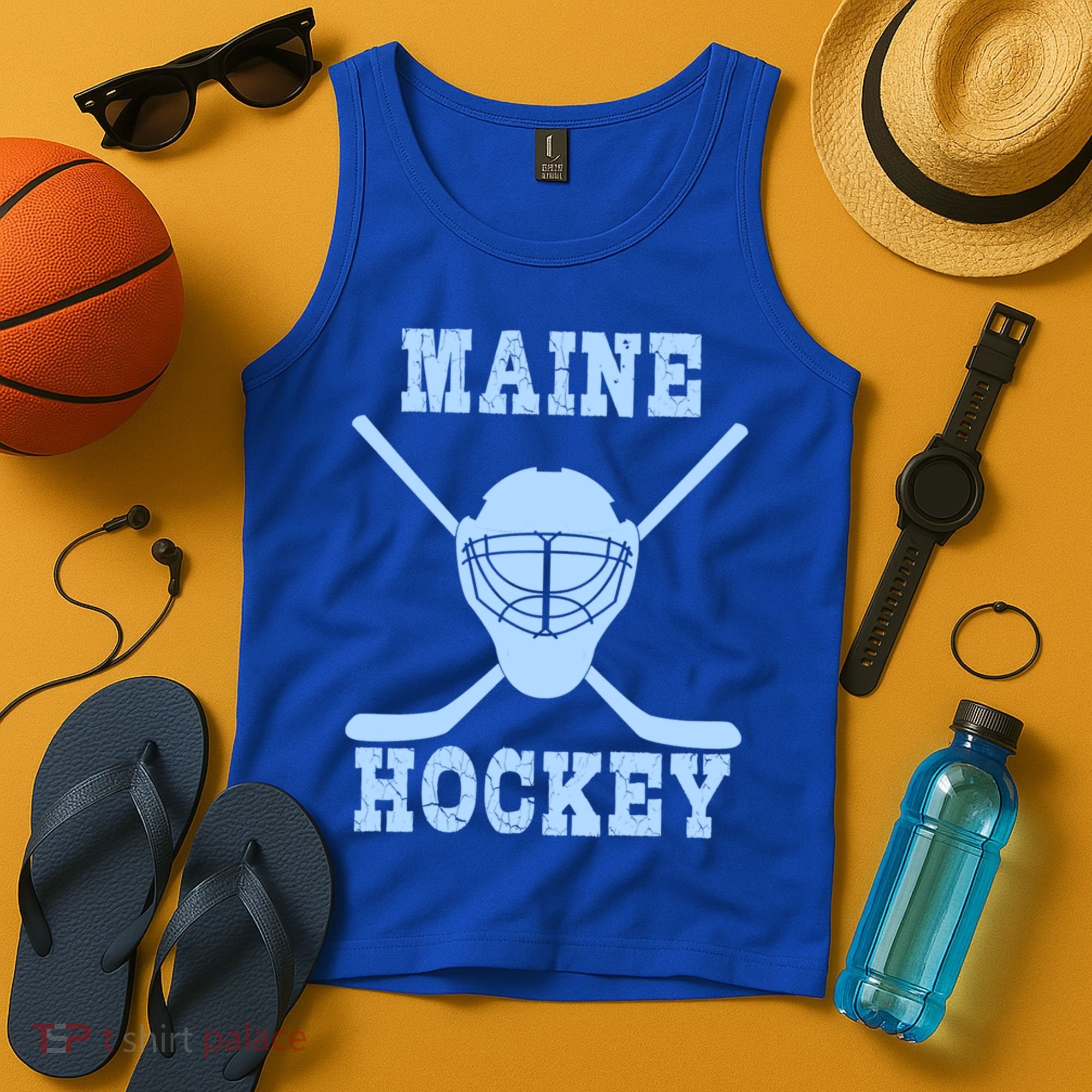 Maine Hockey Gift Tank Top