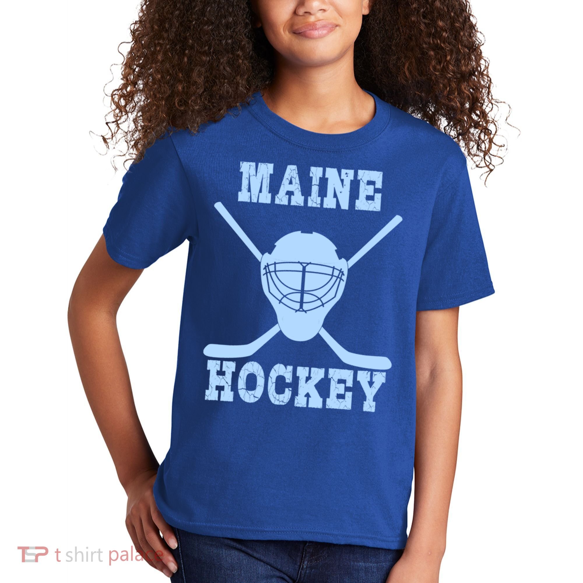 Maine Hockey Gift Kids T-Shirt